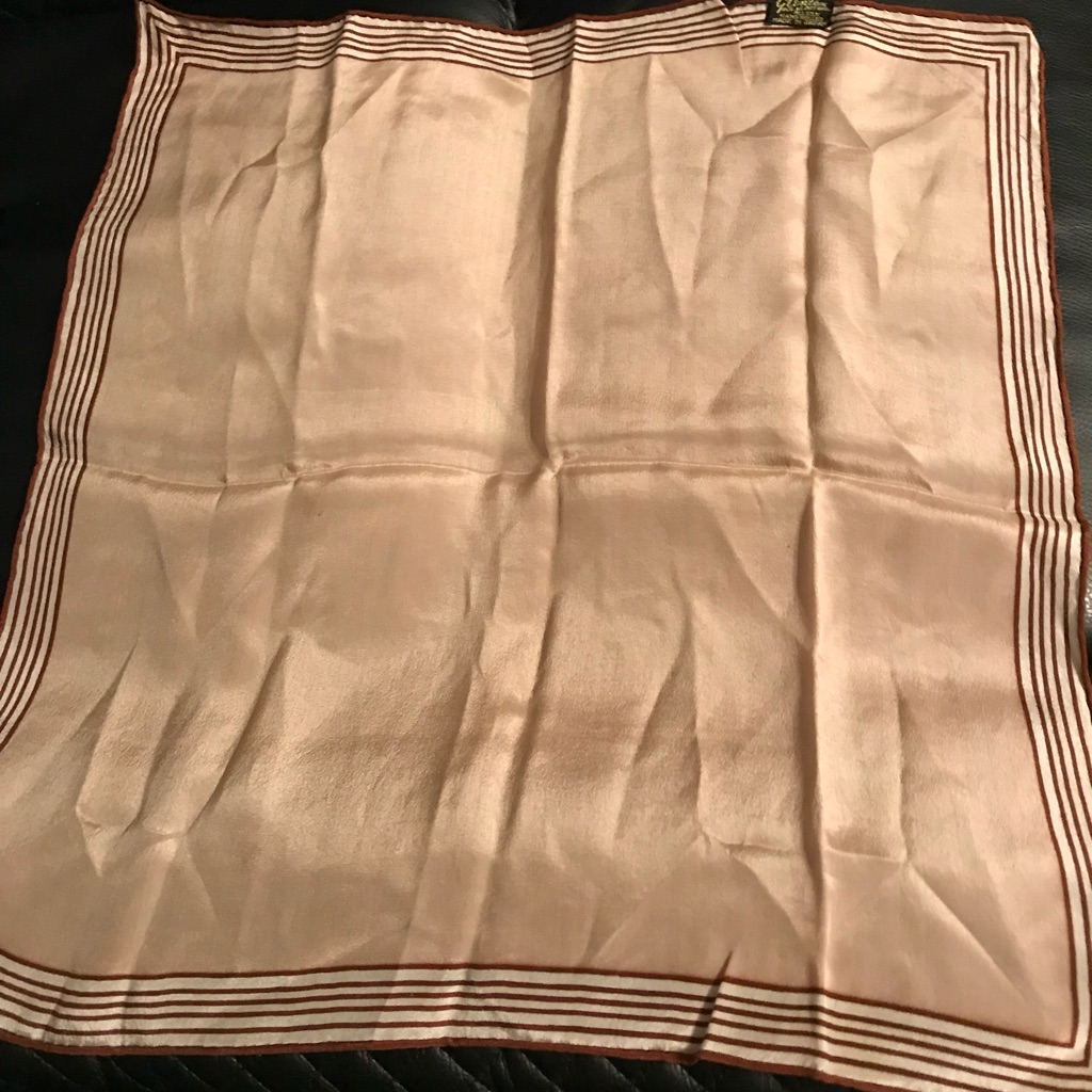 Vintage Glentex Scarf 100 Silk